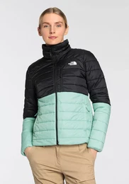 Steppjacke HEATSEEKER INSULATION , Damen, Gr. XS, schwarz (schwarz, mint), Obermaterial: 100% Nylon. Futter: 100% Nylon. Wattierung: 100% Polyester. Futter 2: 100% Polyester, sportlich, hoch geschlossener Ausschnitt, elastischer Bund, Jac