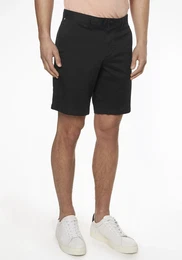 Chinoshorts BROOKLYN SHORT 1985 , Herren, Gr. 30, N-Gr, schwarz, Stoff, Obermaterial: 97% Baumwolle, 3% Elasthan, unifarben, Basic, normal kniefrei, Hosen, in klassischem Design