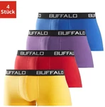 Buffalo Hipster Boxershorts Beige/Rot/Gelb