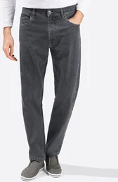 5-Pocket-Jeans CATAMARAN Gr. 28, Unterbauchgren, grau, Herren, 86% Baumwolle, 13% Polyester, 1% Elasthan, unifarben, Jeans