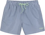 Buffalo Badeshorts in feinem Streifenlook Blau/Türkis/Grau/Hellblau/Gelb