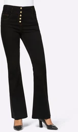 Bequeme Jeans Gr. 19, Kurzgren, schwarz Damen Jeans