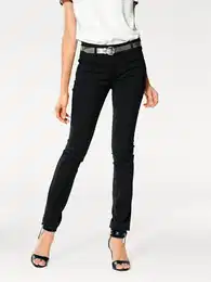 Rhrenhose Gr. 46, Normalgren, schwarz Damen Hosen