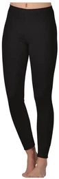 Lange Unterhose Lange Ski/Sport Funktionshose aus Merinowolle , Damen, Gr. M, schwarz, 80% Wolle (Merinowolle), 20% Polyamid, Unterhosen