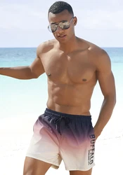 Buffalo Badeshorts Rick orange/schwarz
