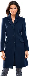 Kurzmantel Gr. 44, blau (marine) Damen Mntel