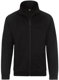 Sweatjacke Raglanjacke aus Sweat-Qualitt , Herren, Gr. 5XL, schwarz, 70% Baumwolle, 30% Polyester, casual, Sweatjacken