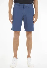 Chinoshorts BROOKLYN SHORT 1985 , Herren, Gr. 34, N-Gr, blau (aegean sea), Stoff, Obermaterial: 97% Baumwolle, 3% Elasthan, unifarben, Basic, normal kniefrei, Hosen, in klassischem Design