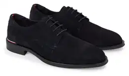 Schnrschuh CORE RWB SUEDE SHOE Gr. 41, blau (dunkelblau) Herren Schuhe mit kleinen Details, Freizeitschuh, Halbschuh, Schnrschuh