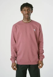 Cleptomanicx Sweatshirt Embro Gull rosa/rot/meliert