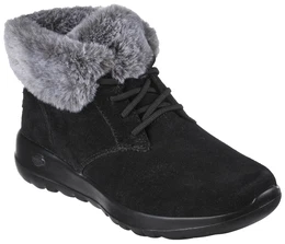 Winterboots ON-THE-GO JOY - PLUSH DREAMS Gr. 42, schwarz (schwarz, grau) Damen Schuhe in bequemer Form