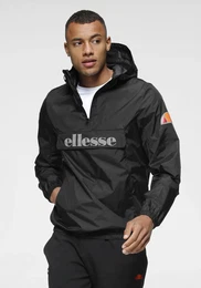 Windbreaker ACERA OH JACKET , Herren, Gr. L, schwarz, Obermaterial: 100% Polyamid, sportlich, Basic schmal hftlang, hoch geschlossener Ausschnitt, Langarm Bndchen mit Gummizug, Jacken