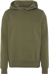 Hoodie FLAG LOGO HOODY , Herren, Gr. S, grn (putting grn), Sweatware, Obermaterial: 70% Baumwolle, 30% Polyester, unifarben, bestickt, casual, regular fit hftlang, hoch geschlossener Ausschnitt, Langarm weit Rippbndchen, Sweatshir