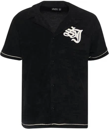 Langarmhemd Herren , Herren, Gr. M, US-Gren, schwarz (schwarz, sand), 80% Baumwolle, 20% Polyester, normal, Kurzarm, Hemden