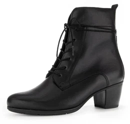 Schnrstiefelette Gr. 38, schwarz Damen Schuhe mit Hovercraft-Luftkammer-Laufsohle