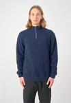 Cleptomanicx Strickpullover Noitch blau (dunkelblau)