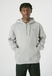 Kapuzensweatshirt Ligull Boxy , Herren, Gr. XL, grau (hellgrau), 100% Baumwolle, bestickt, casual, normal, ohne Ausschnitt, Langarm, Sweatshirts, In lssigem Schnitt