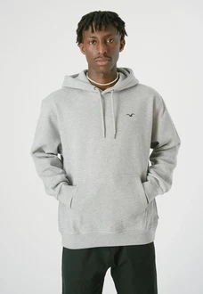 Cleptomanicx Kapuzensweatshirt Ligull Boxy grau/hellgrau