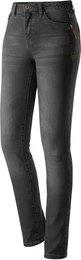 5-Pocket-Jeans CASUAL LOOKS Gr. 195, Extrakurzgren, grau (grey, denim) Damen Jeans