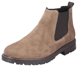 Chelseaboots Gr. 43, beige Herren Schuhe mit Stretcheinsatz und Innen-Reiverschluss