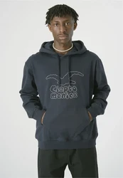 Cleptomanicx Kapuzensweatshirt Clouds blau/dunkelblau