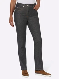 5-Pocket-Jeans CASUAL LOOKS Gr. 38, Normalgren, schwarz (schwarz, denim), Damen, 98% Baumwolle, 2% Elasthan, unifarben, Jeans