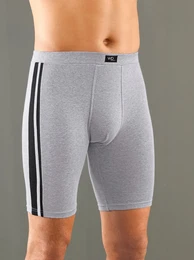 Lange Unterhose WSCHEPUR Gr. 6, grau (grau, meliert) Herren Unterhosen