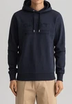 Gant Sweatshirt Regular Tonal Shield Hoodie Blau/blau