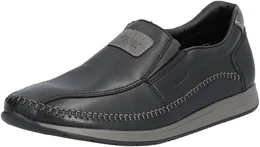 Slipper , Herren, Gr. 42, schwarz, Leder, casual, Schuhe, Mokassin, Loafer, Komfortschuh mit aufwendiger Rahmennaht