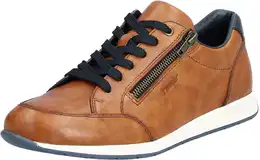 Sneaker , Herren, Gr. 45, braun, Leder, casual, Schuhe, in sportivem Look, Freizeitschuh, Halbschuh, Schnrschuh