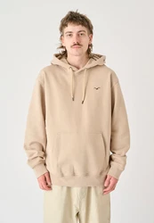 Cleptomanicx Kapuzensweatshirt Ligull Boxy braun/dunkelblau/denim