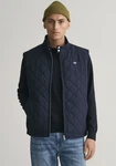 GANT Herren Steppweste QUILTED WINDCHEATER VEST Dunkelblau/Blau/Hellblau