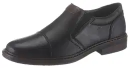 Slipper , Herren, Gr. 40, schwarz, Leder, elegant, Schuhe, Anzugschuh, Business Schuh, Schlupfschuh mit stylischer Quernaht