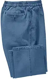 Bequeme Jeans, Herren, Gr. 31, Unterbauchgren, blau (blau, bleached), 86% Baumwolle, 12% Polyester, 2% Elasthan, unifarben, lang, Jeans