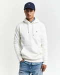 GANT Herren Hoodie REGULAR SHIELD HOODIE Ecru/beige (eggshell)