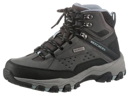Schnrboots SELMEN Gr. 35, grau (grau, schwarz kombiniert) Damen Schuhe Boots ideal fr Outdoor-Aktivitten