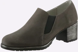 Hochfrontpumps Gr. 41, grau (anthrazit) Damen Schuhe