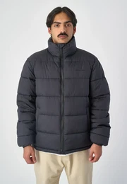 Winterjacke Dom , Herren, Gr. L, grau (dunkelgrau), 100% Polyamid, bedruckt, casual, normal, Langarm, Jacken, mit 10.000 mm Wassersule