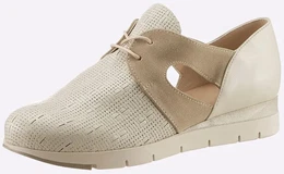 Schnrschuh Gr. 41, beige (sand) Damen Schuhe
