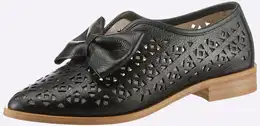 Slipper , Damen, Gr. 39, schwarz, Leder, Glattleder, modisch, Schuhe