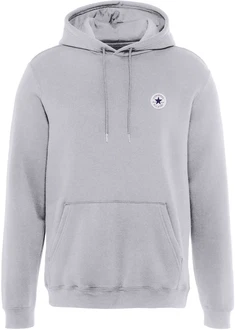 CONVERSE Sweatshirt Chuck GO-TO CHUCK TAYLOR PATCH HOODIE blau/graumeliert/bordeaux/wei/grau