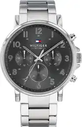 Multifunktionsuhr Dressed Up, 1710382 , silber (silberfarben), Armbanduhren, Herren, Quarzuhr, Armbanduhr, Herrenuhr, Datum, Edelstahlarmband