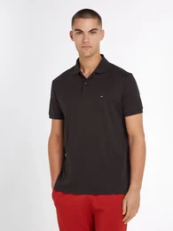 Poloshirt LIQUID COTTON ESSENTIAL REG POLO , Herren, Gr. XL, schwarz, Jersey, Obermaterial: 100% Baumwolle, casual, Kurzarm, Shirts