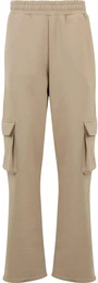 Stoffhose Herren , Herren, Gr. XL, US-Gren, beige (sand), 80% Baumwolle, 20% Polyester, unifarben, oversize, Hosen