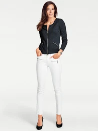 Cardigan Gr. 50, blau (marine) Damen Strickjacken