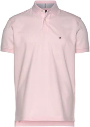 Poloshirt 1985 REGULAR POLO , Herren, Gr. L (52), rosa (light pink), Piquu00e9, Obermaterial: 97% Baumwolle, 3% Elasthan, unifarben, bestickt, casual, hoch geschlossener Ausschnitt, Kurzarm, Shirts, aus Piqu