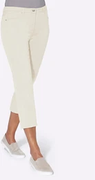 3/4-Jeans CASUAL LOOKS Gr. 50, Normalgren, wei Damen Jeans