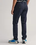 GANT Chinohose SLIM TWILL CHINOS navy