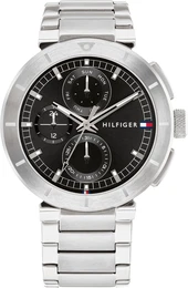 Multifunktionsuhr Lorenzo , silber (silberfarben), Armbanduhren, Herren, Quarzuhr, Armbanduhr, Herrenuhr, Datum, Edelstahlarmband