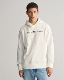 Hoodie PRINTED GRAPHIC HOODIE Gr. XXL, beige (eggshell) Herren Sweatshirts